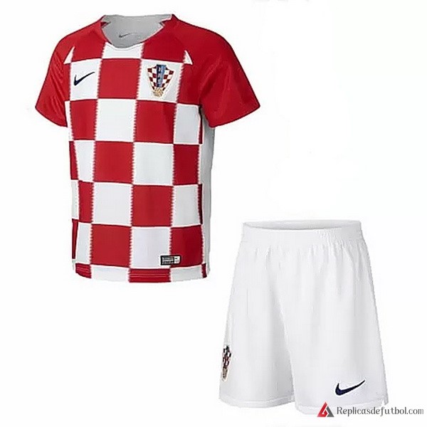 Camiseta Seleccion Croatia Primera equipación Niños 2018 Rojo